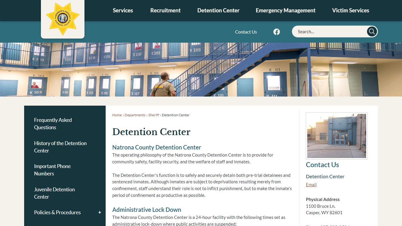 Detention Center | Natrona County, WY
